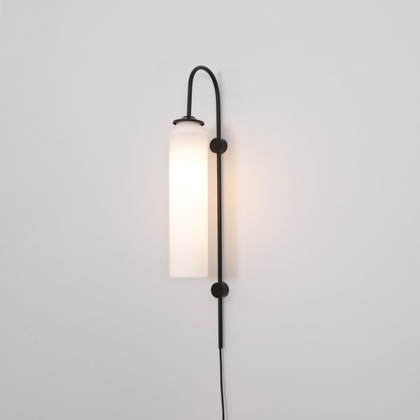 Modern Glass Plug In Wall Lamp