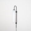 Modern Glass Plug In Wall Lamp