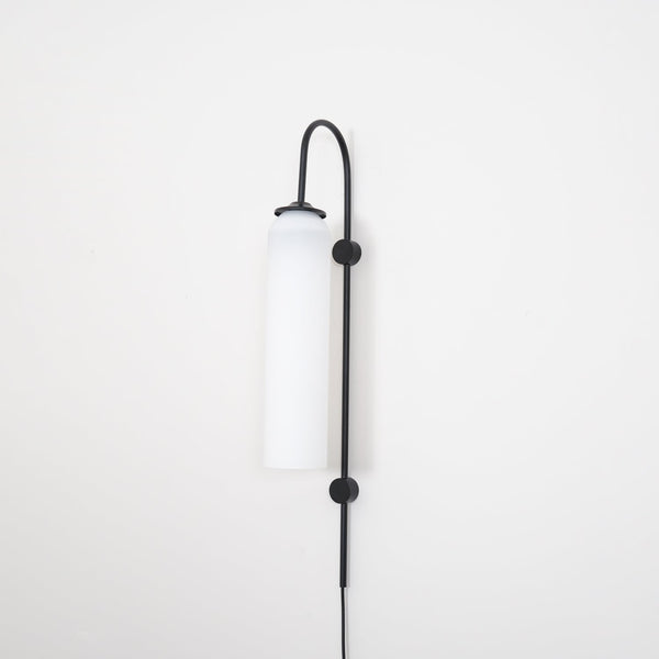 Modern Glass Plug In Wall Lamp