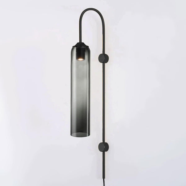 Modern Glass Plug In Wall Lamp