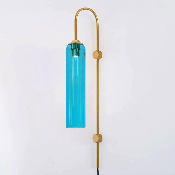 Modern Glass Plug In Wall Lamp
