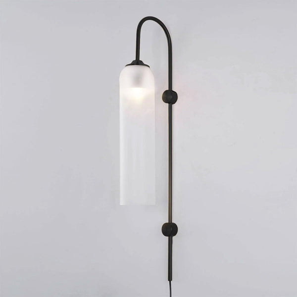 Modern Glass Plug In Wall Lamp