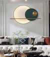 Modern Linear Double Circle Wall Light