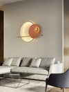Modern Linear Double Circle Wall Light