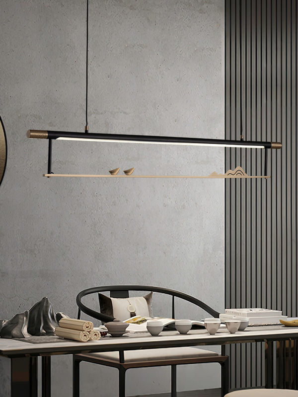 Mountain Bird LED Pendant Light
