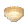 Murano Pink Glass Ceiling Light