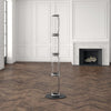 Bamboo Glass Floor Lamp
