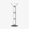 Bamboo Glass Floor Lamp