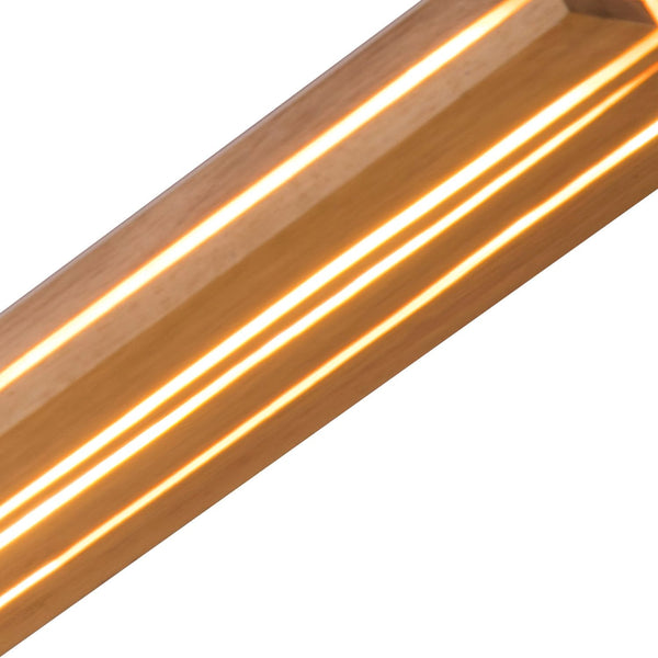 Nordic Cracked Wood Pendant Light