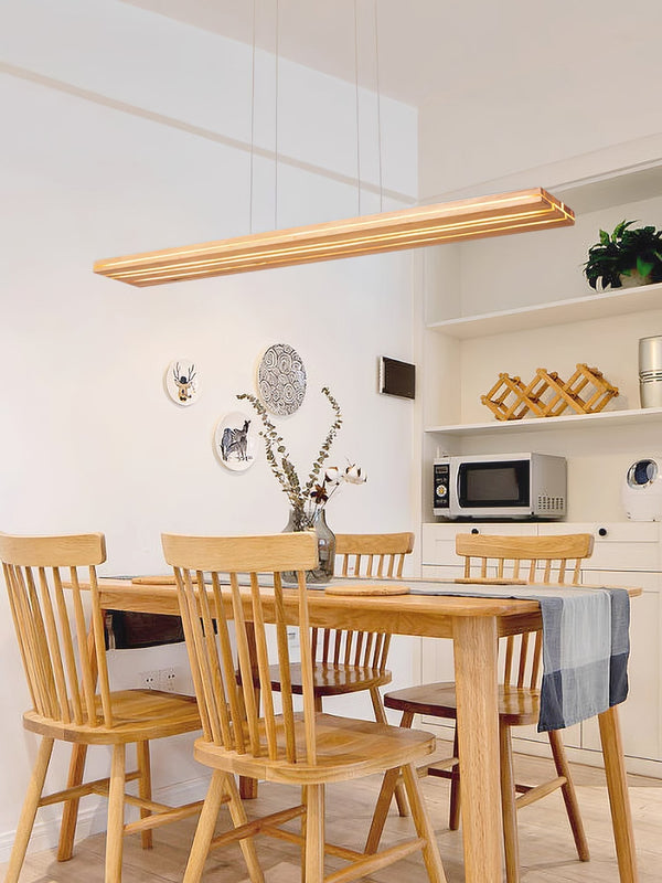 Nordic Cracked Wood Pendant Light