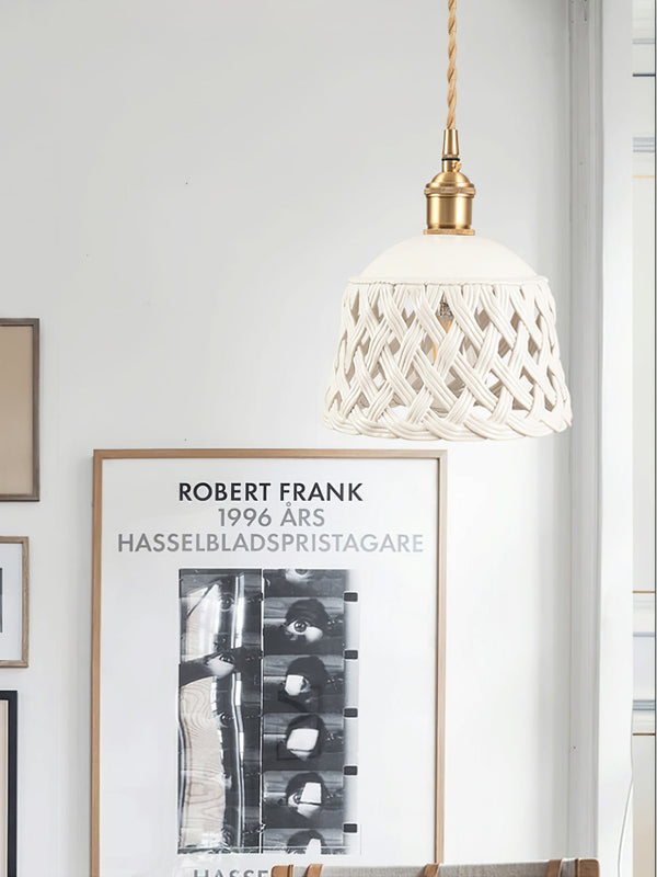 Openwork Ceramic Lamp
