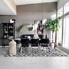 Orb Glass Pendant Light with Brass Accents for Dining Room and Kitchen Island