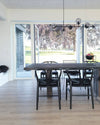Orb Glass Pendant Light with Brass Accents for Dining Room and Kitchen Island