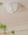 Orchid Fabric Ceiling Lamp
