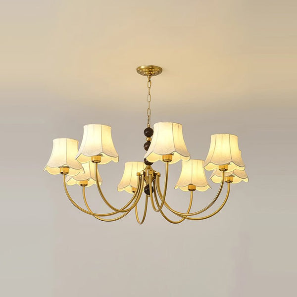Orchid Fabric Chandelier