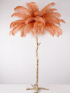 Ostrich Feather Floor Lamp