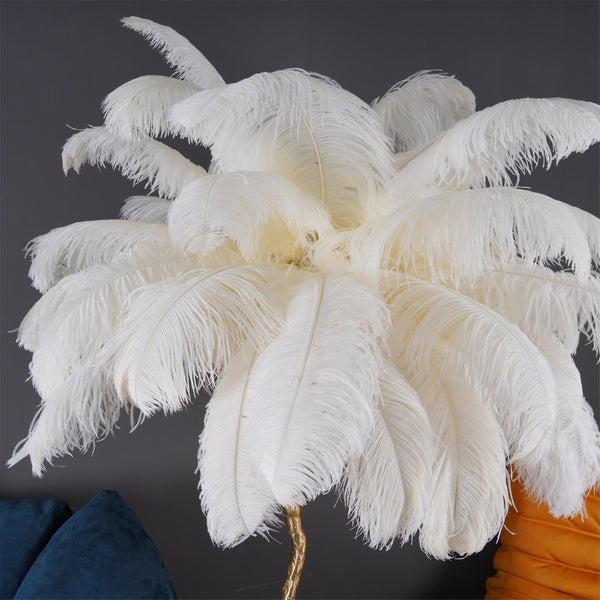 Ostrich Feather Floor Lamp