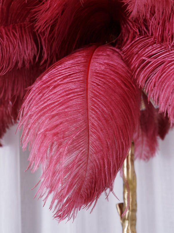 Ostrich Feather Floor Lamp