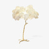 Ostrich Feather Floor Lamp