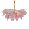 Ostrich Feather Pendant Lamp