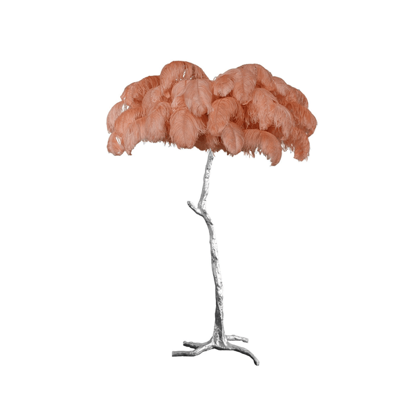 Ostrich Feather Floor Lamp