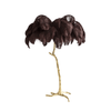 Ostrich Feather Floor Lamp