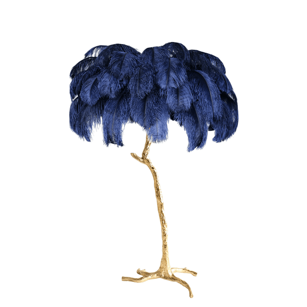 Ostrich Feather Floor Lamp