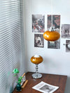 Oval Persimmon Pendant Light