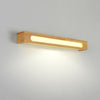 Oval Wooden Wall Light