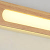 Oval Wooden Wall Light