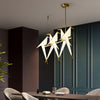 Paper Crane Bird Led Chandelier