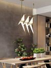 Paper Crane Bird Led Chandelier