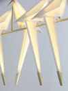 Paper Crane Bird Led Chandelier