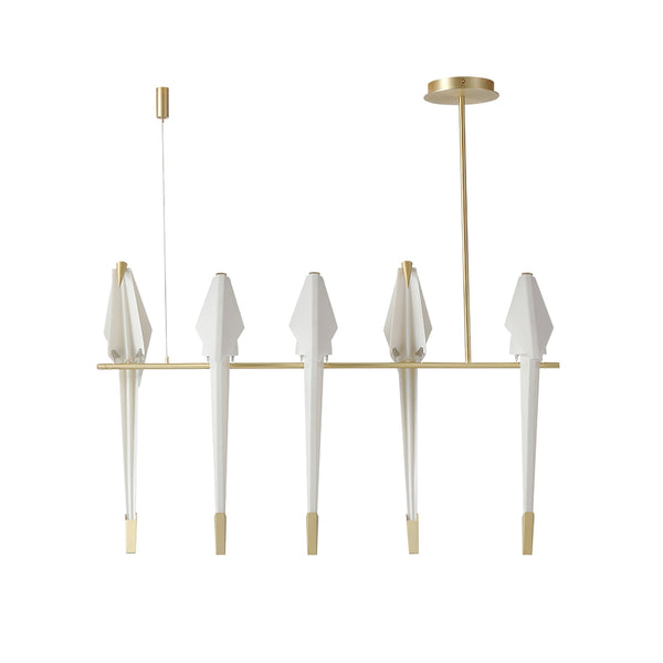 Paper Crane Bird Led Chandelier