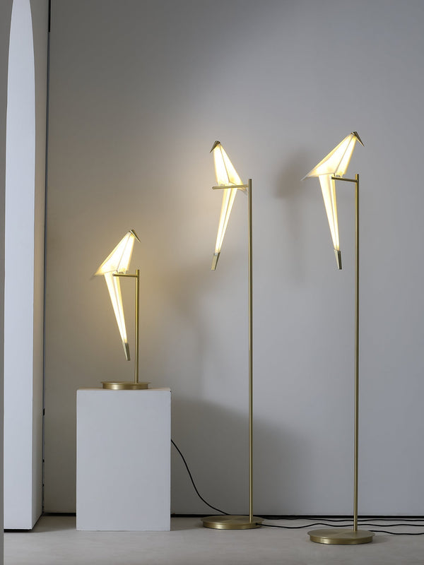 Paper Crane Floor Lamp