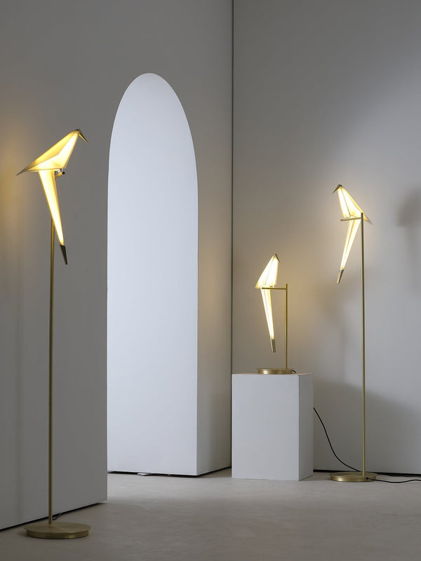 Paper Crane Floor Lamp