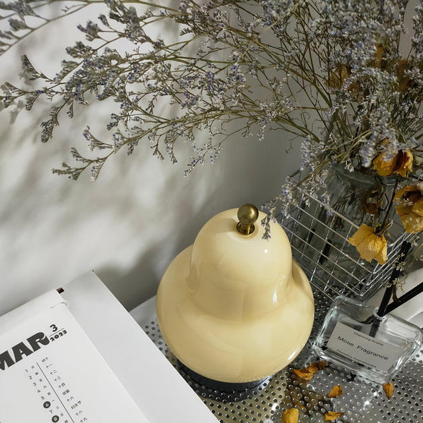 Pear Built In Battery Table Lamp