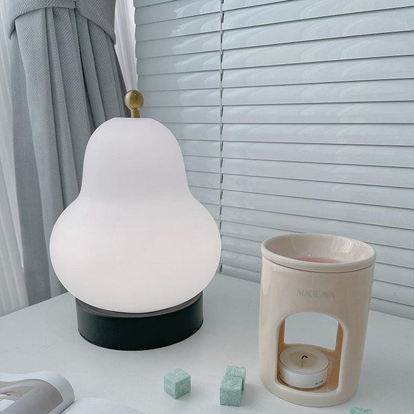 Pear Built In Battery Table Lamp