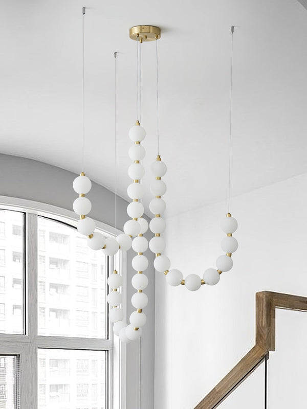 Pearl Necklace Chandelier