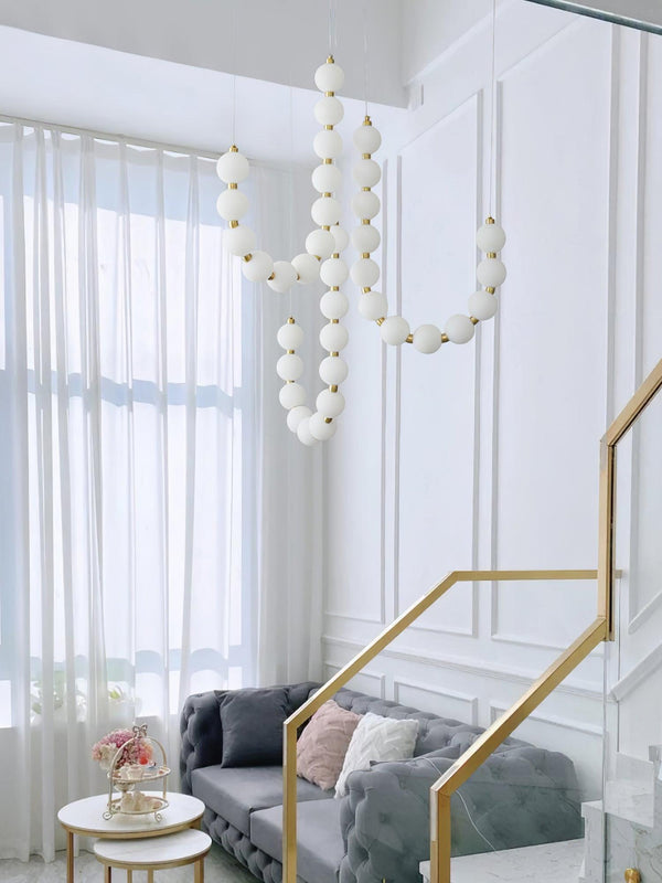 Pearl Necklace Chandelier