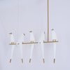 Paper Crane Bird Led Chandelier