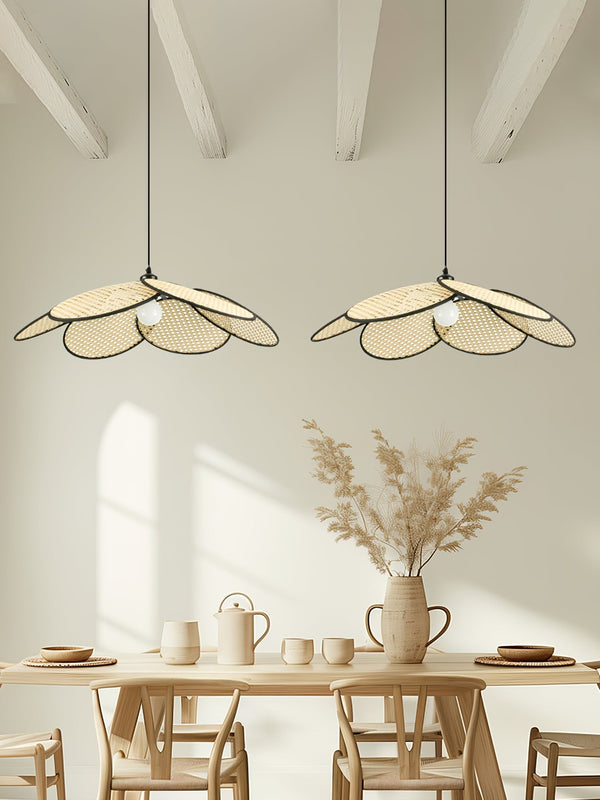 Petals Rattan Pendant Lamp