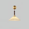 Pleated Wooden Wall Lamp