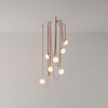Multiple Belt Art Pendant Light