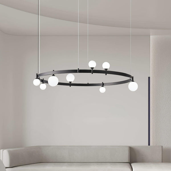 Pomi Round Chandelier Ceiling Light Fixture