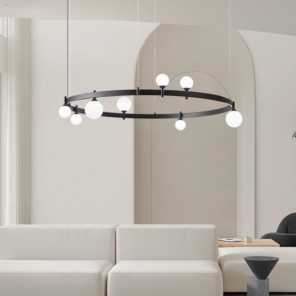 Pomi Round Chandelier Ceiling Light Fixture