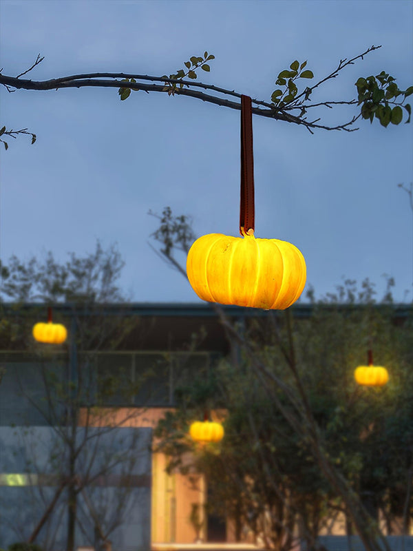 Portable Pumpkin Built In Battery Table Lamp