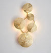Pure Copper Lotus Leaf Wall Sconce