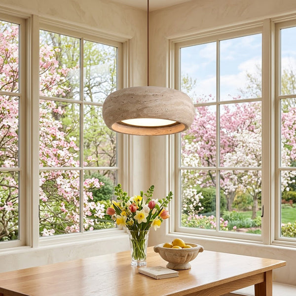 travertine-drum-pendant-lamp
