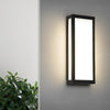 Rectangular Black Modern Outdoor Wall Lamp Li002194